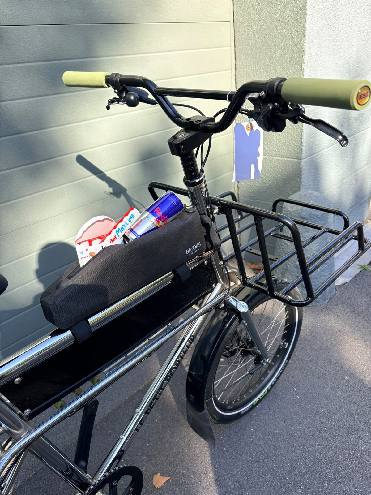 Vélo cargo Le Petit Porteur OG V6 chrome – Disponible immédiatement