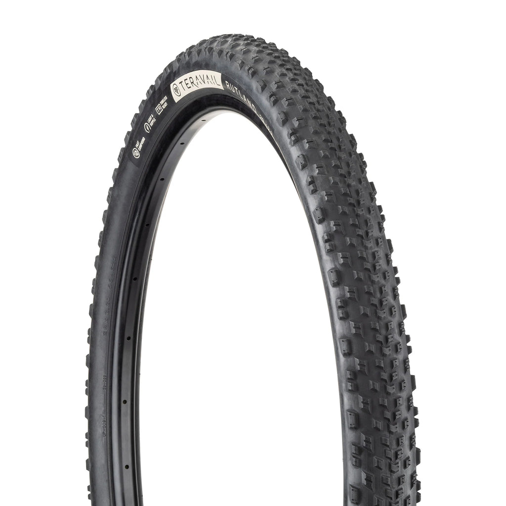 Teravail RUTLAND Pneu black 27.5"x2.1" 30-55 PSI Light and Supple