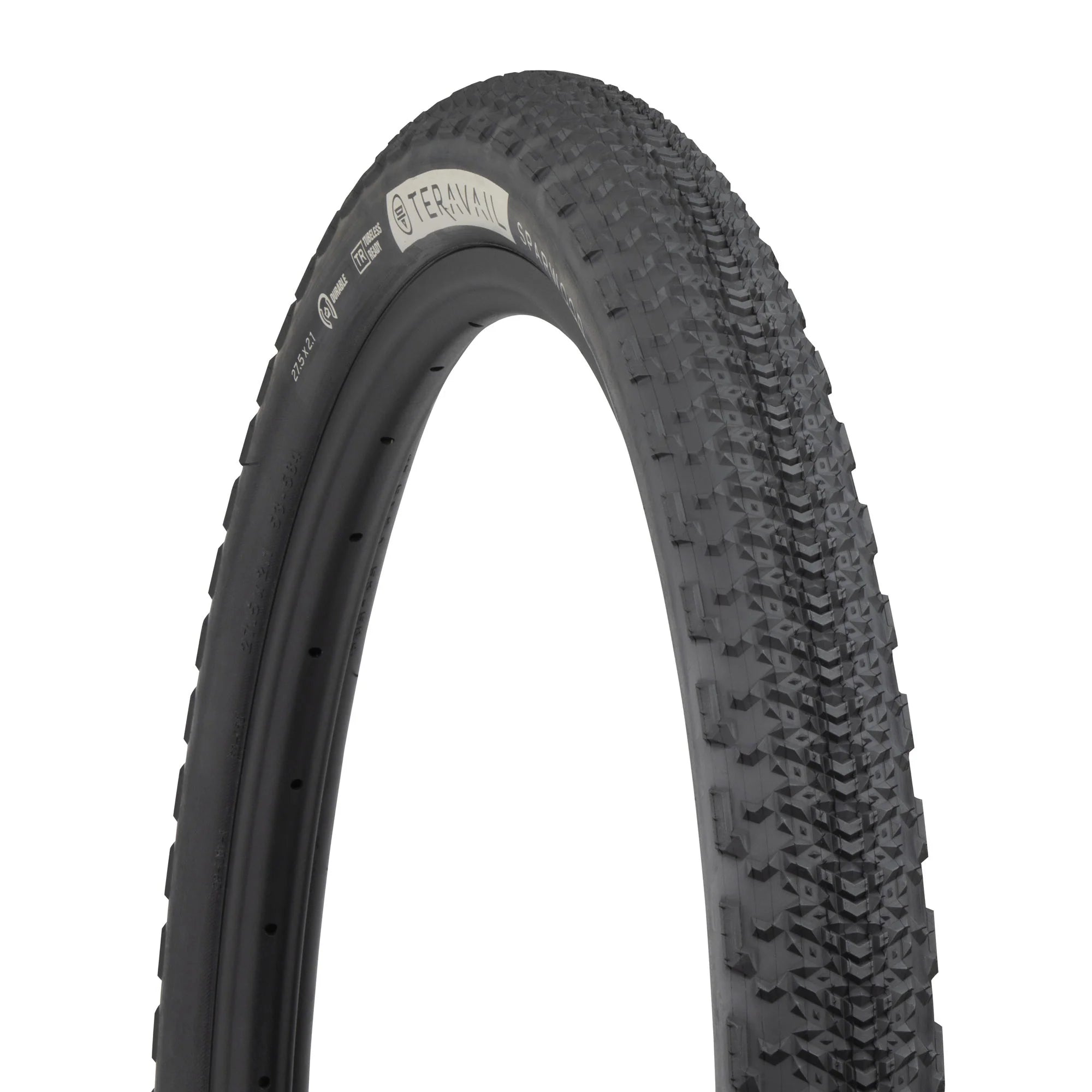 Teravail SPARWOOD Pneu black 27.5"x2.1" Light and Supple