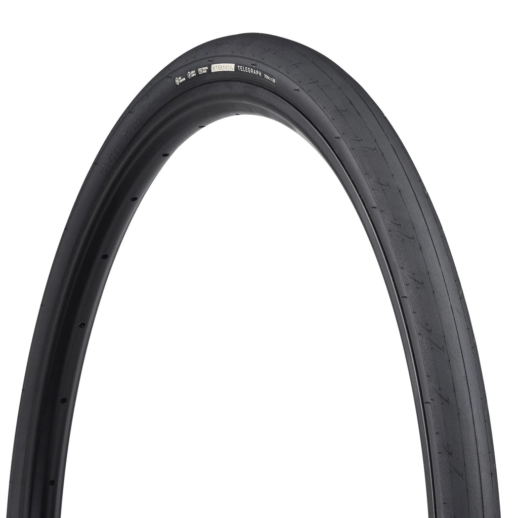 Teravail TELEGRAPH Pneu black 700 x 28 Light and Supple