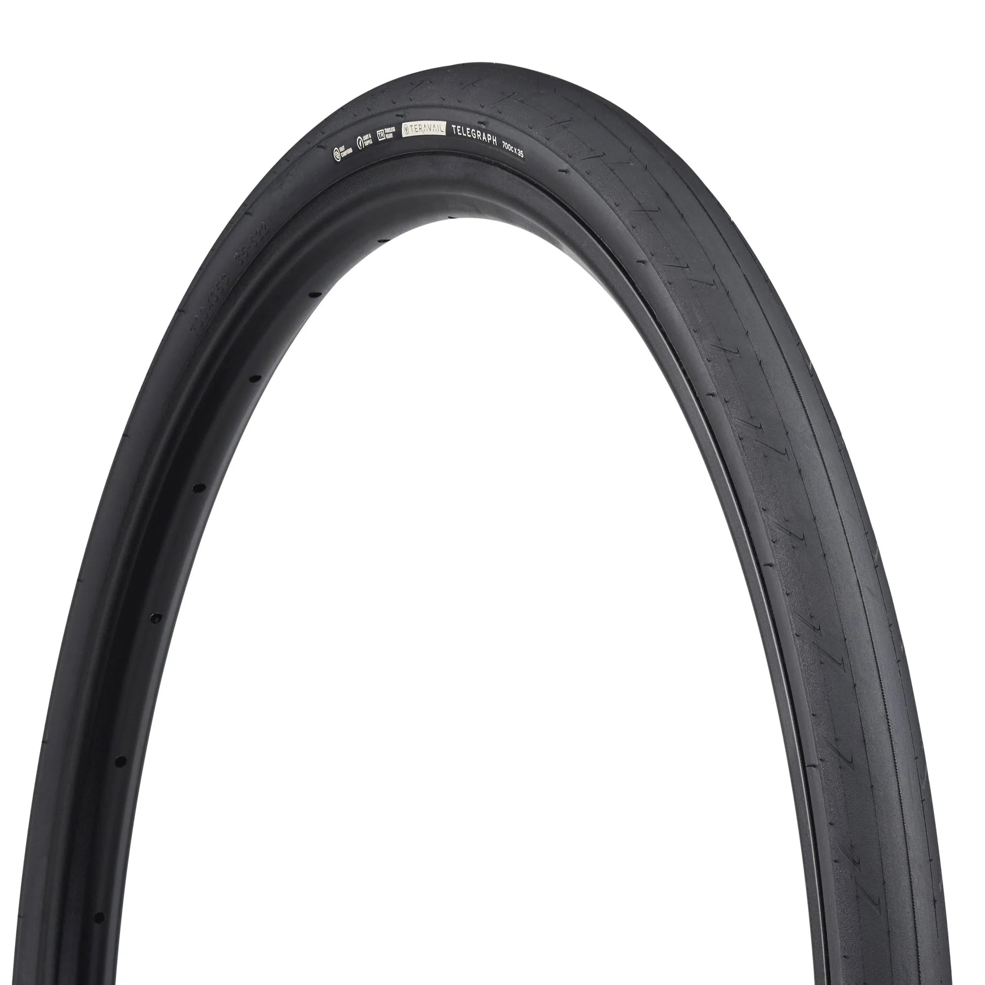 Teravail TELEGRAPH Pneu black 700 x 28 Durable